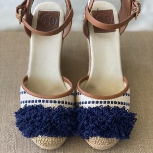 Tory Burch wedge espadrilles
